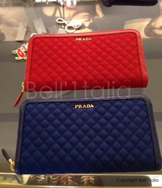 プラダ 財布コピー PRADA☆1M0506☆キルティングラウンドジップ長財布